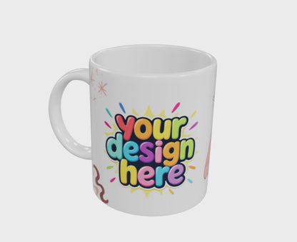 White Ceramic Mug  (11oz)